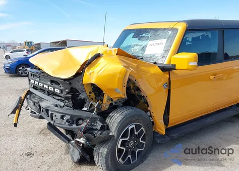 2022 Ford Bronco Outer Banks z USA, uszkodzony, nr VIN 1FMDE5BH7NLB51177